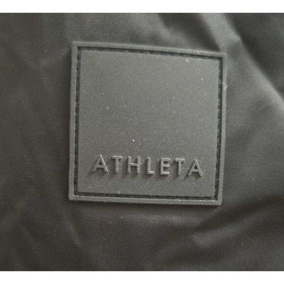 NEW Athleta Bomber Jacket Black NWT Size Medium/P - Picture 11 of 13